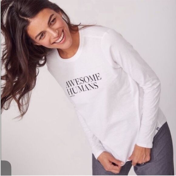 FIGS Awesome Humans Wear FIGS Long Sleeve Tee - Picture 3 of 8